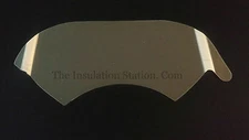 4 packs of 25  RESPIRATOR LENS COVER BULLARD SPECTRUM COMPATIBLE    Made in USA