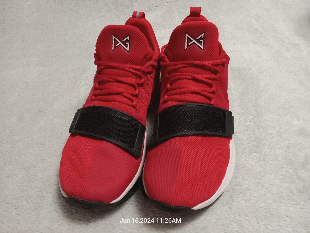 Nike PG1 Paul George University Red Mens Size 9.5 Basketball Nike PG1 Paul George University Red Mens Size 9.5 Basketball
