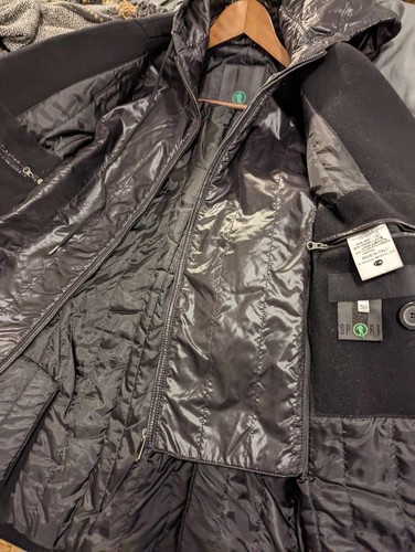 DIRK BIKKEMBERGS - Fitted removeable hood peacoat - Sz 50 - Picture 10 of 17