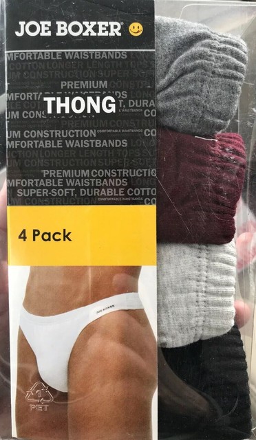 Joe Boxer Men S Thong Underwear 4 Pack Gunstig Kaufen Ebay