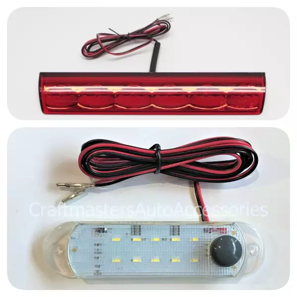 Red led 2024 dome light