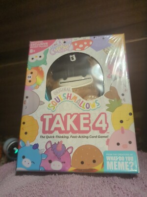 Original Squishmallows TAKE 4 Card Game - What Do You Meme - BRAND NEW SEALED