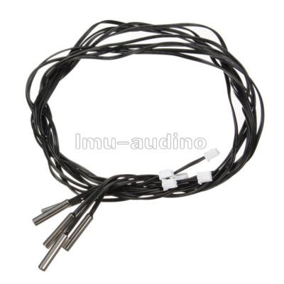 1X NTC Thermistor Temperature Sensor Waterproof Probe Cable 1M 10K 1% 3950