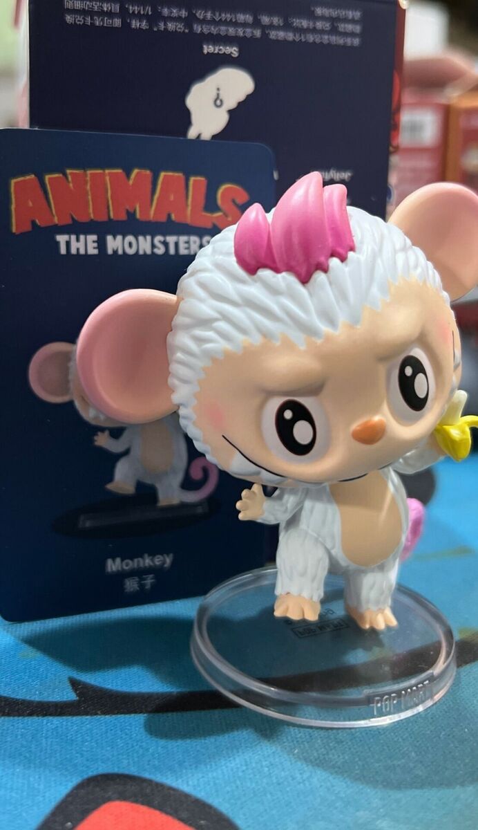 POP MART x HOW2WORK Labubu The Monsters Animals Monkey Mini Figure