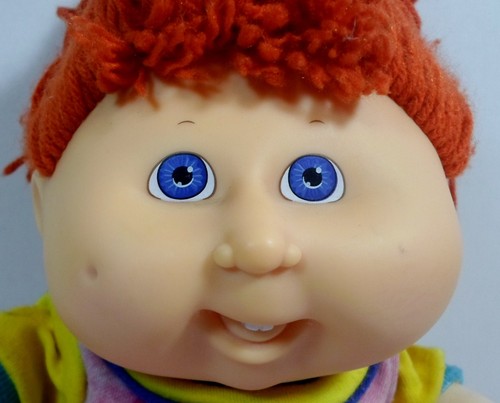 HASBRO VTG 90'S CABBAGE PATCH KIDS RED HEAD 13'' DOLL w/ CLOTHES & DIAPER - Picture 4 of 12