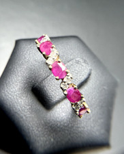 9ct Gold Ruby & Diamond  Ring