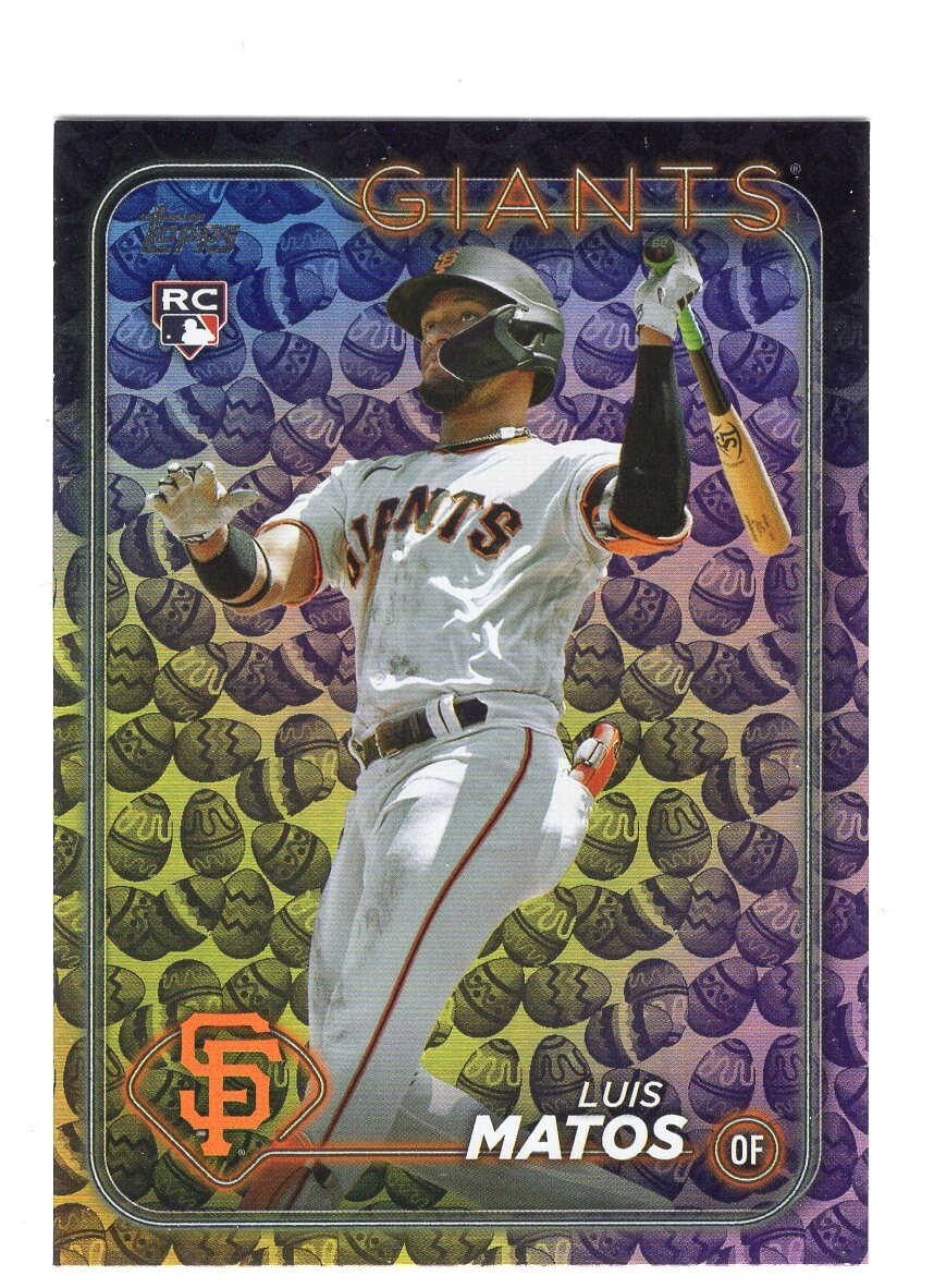 2024 Topps Series 1 - Luis Matos RC #28 Holiday Easter Egg Parallel