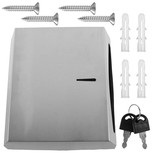 Paper Towel Dispenser Stainless Steel Tissue Holder Wall Mounted Tissue qiOGE - Picture 8 of 11