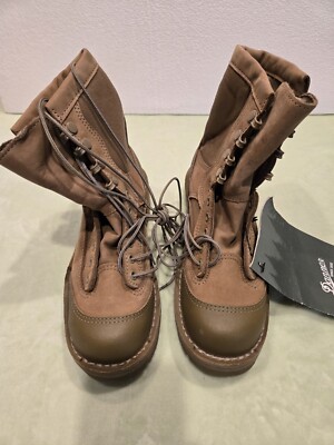 New Danner 15676 USMC 8'' Rat Mojave Hot Boots Size 5.5 Men R Tan 