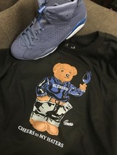 Shirt Match Jordan 6 Diffused Blue Jimmy Butler - Cheers Bear Tee