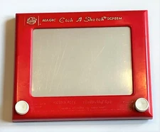 Vintage Red Ohio Art Magic Etch A Sketch Screen # No. 505