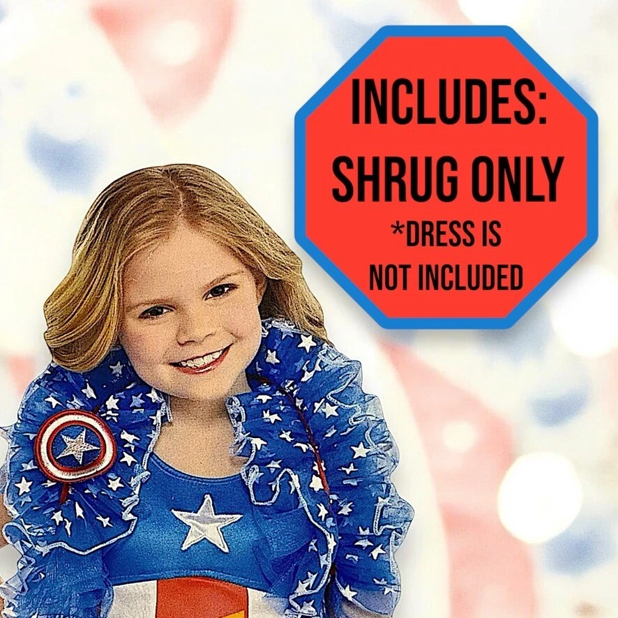 Marvel Sueño Americano NIÑO Encogerse de hombros Boa Disfraz Accesorio Vestido Elegante (edad 4+) NUEVO EN CAJA Foto 3 de 4