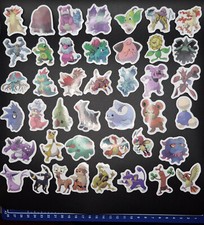 100 Pc Pokemon Stickers Classic Original Decals Charizard 151 Random Assortment