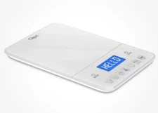 Ozeri Touch III 22 lbs. Digital Kitchen Scale with Calorie Counter, White ZK19
