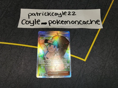 Hiker Full Art Holo Ultra Rare Hidden Fates SV85/SV94 NM front/LP back