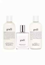 PHILOSOPHY: PURE GRACE TOILETTE, BODY LOTION GEL SET. 18 FLOZ. ORG 74 NOW 67