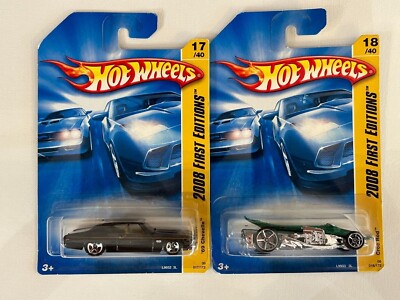 Hot Wheels 2008 First Editions-New Models Collection Lot of