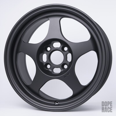 ROTA Wheels SLIP STREAM - 15X6.5, 40mm, 4X100, 67.1 Hub, Satin Black