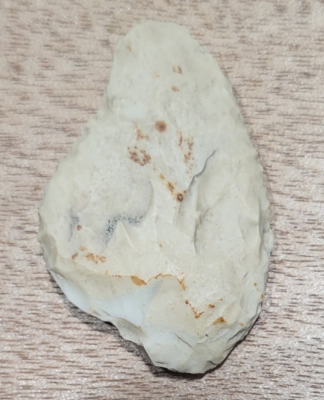 WELL USED AUTHENTIC MISSOURI STEMMED SPEAR KNIFE NICE ARTIFACT STONE TOOL