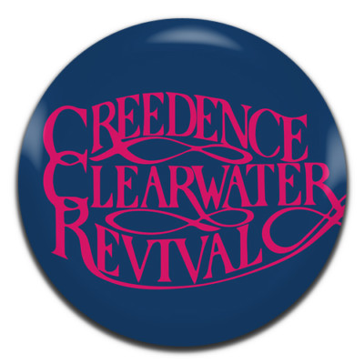 Creedence Clearwater Revival Band Blues Rock 25 mm / 1 Zoll D Pin Button Anstecker