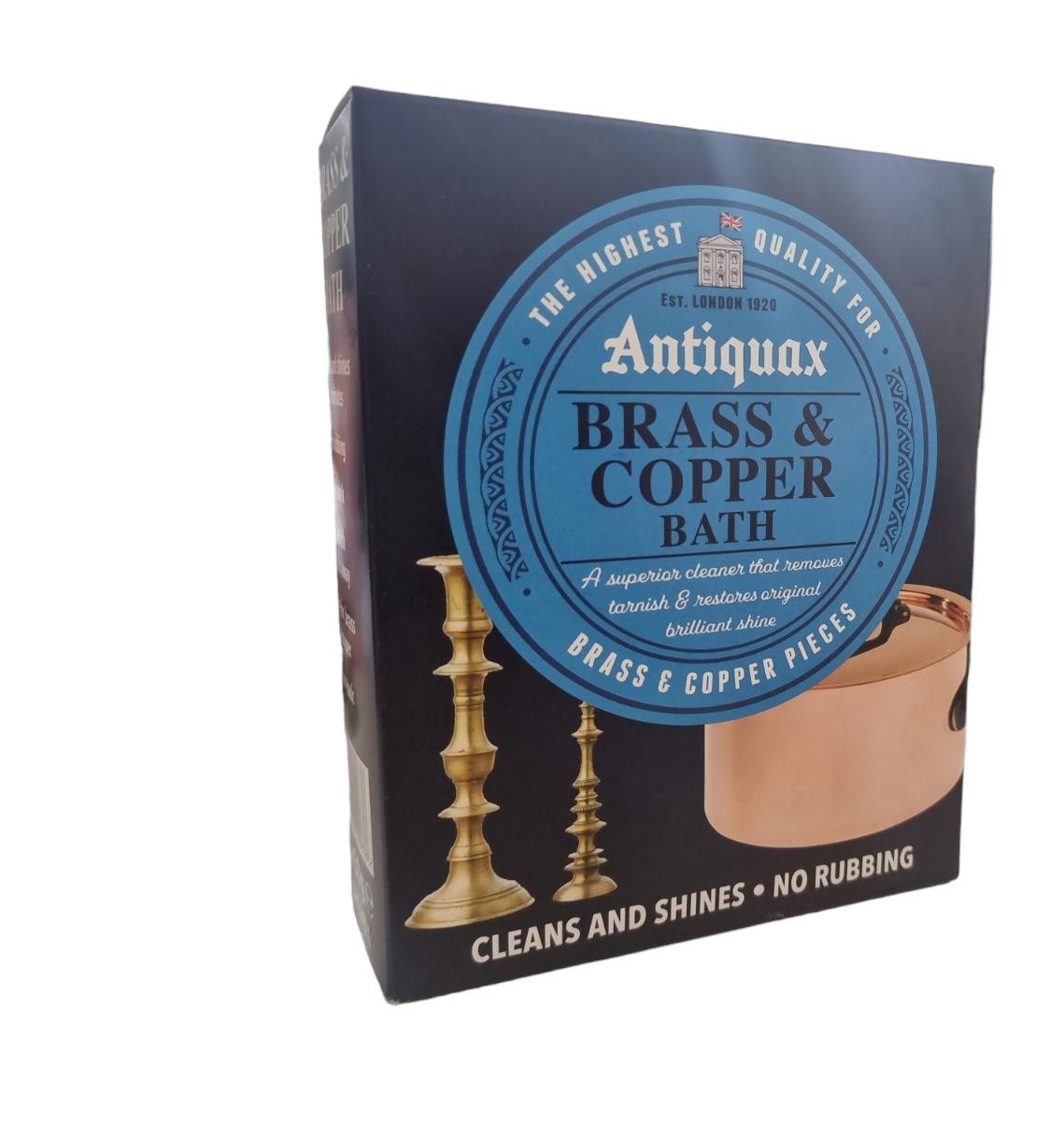 Antiquax Brass and Copper Cleaning Bath 5x30g Sachets Works Fast Cleans & Shines 5015332000838