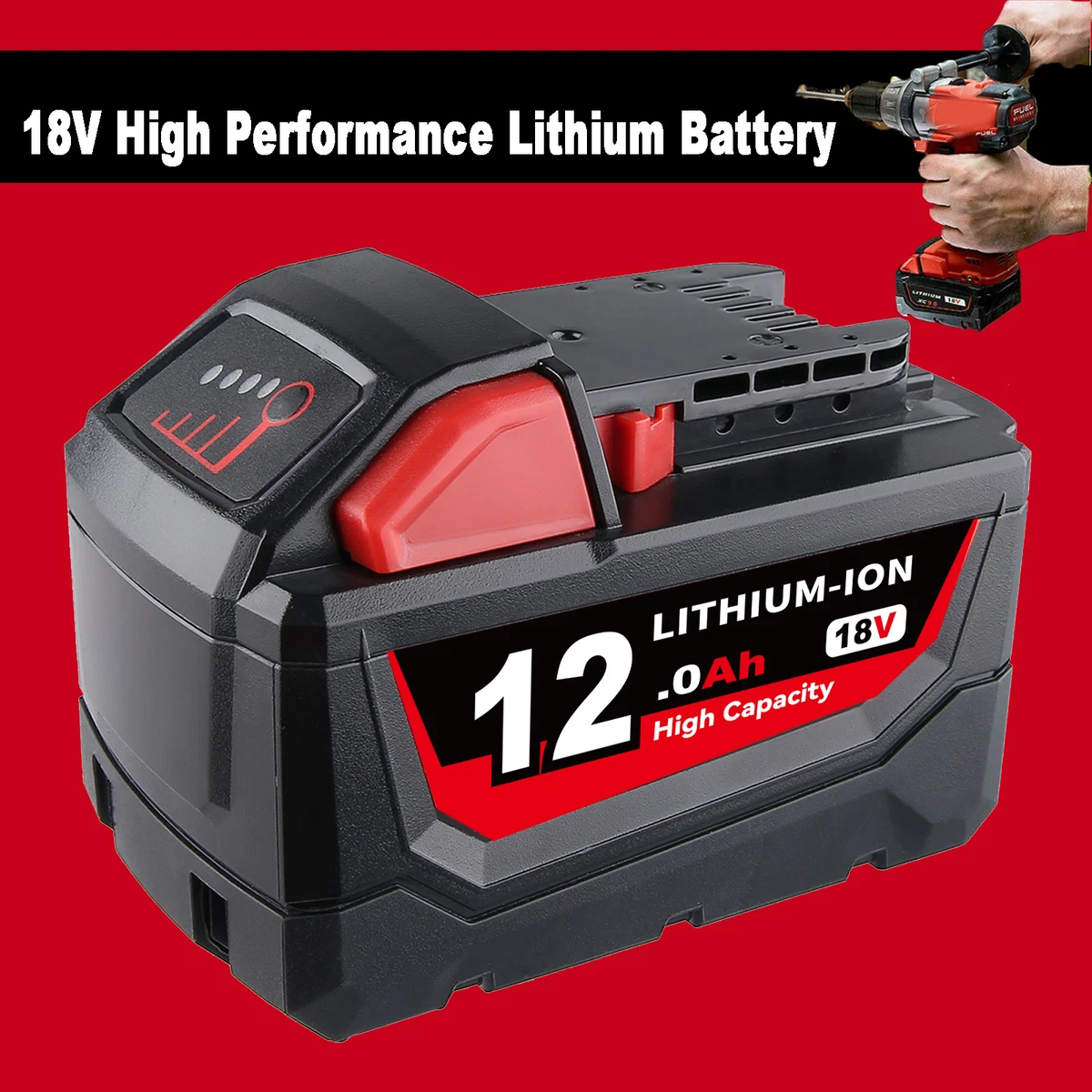 Milwaukee M18 Red Lithium 12.0Ah High Output Battery 48-11-1812