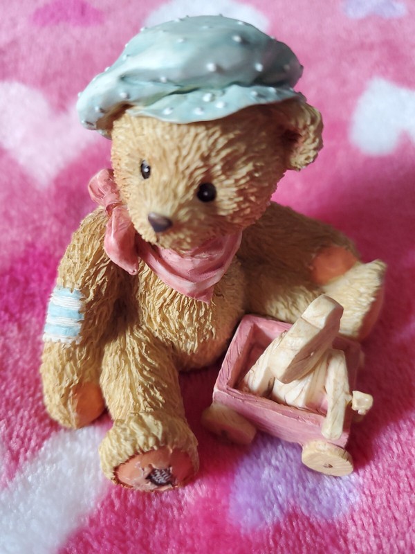 Vintage Cherished Teddies Harrison " We're Going Places " Figurine.