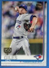 2019 Topps Series 1 150th Anniversary Gold Stamp #184 Ken Giles Blue Jays