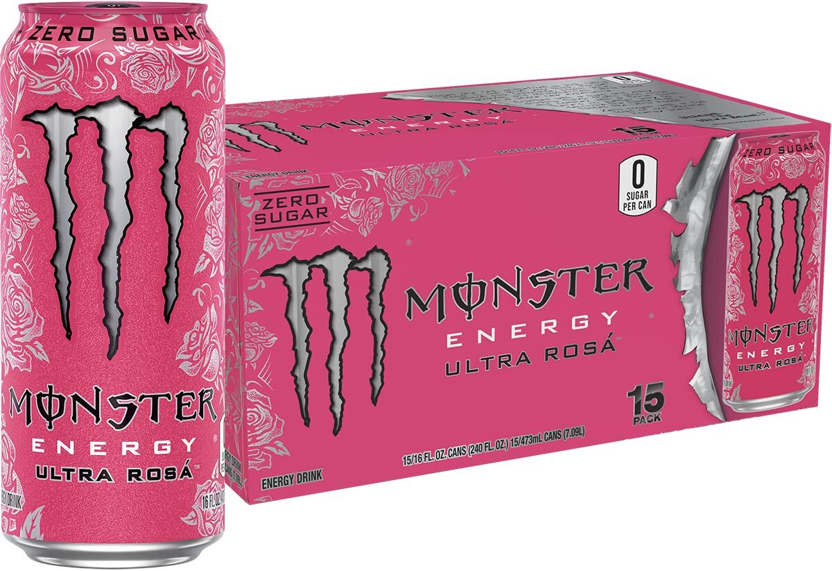 rosy monster◆ジレベスト/FREE/ポリエステル/GRN/RMTO-0323S Monster Energy Ultra Rosa 15 Pack Zero Sugar Refreshing