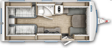 Teppich für Wohnwagen Fendt Bianco Activ 515...