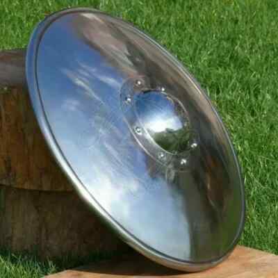 Armor Knight Shield Steel Handcrafted - Battle 16'' Round Shield