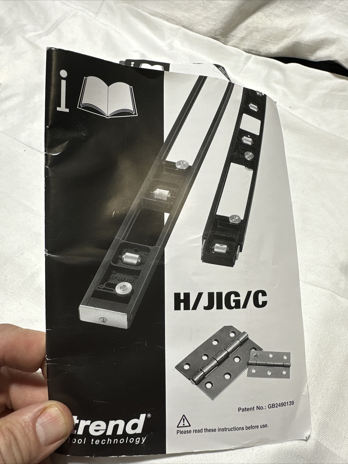 Trend H/JIG/C 2 Part Skeleton Hinge Jig. Used. In Nice Condition. With