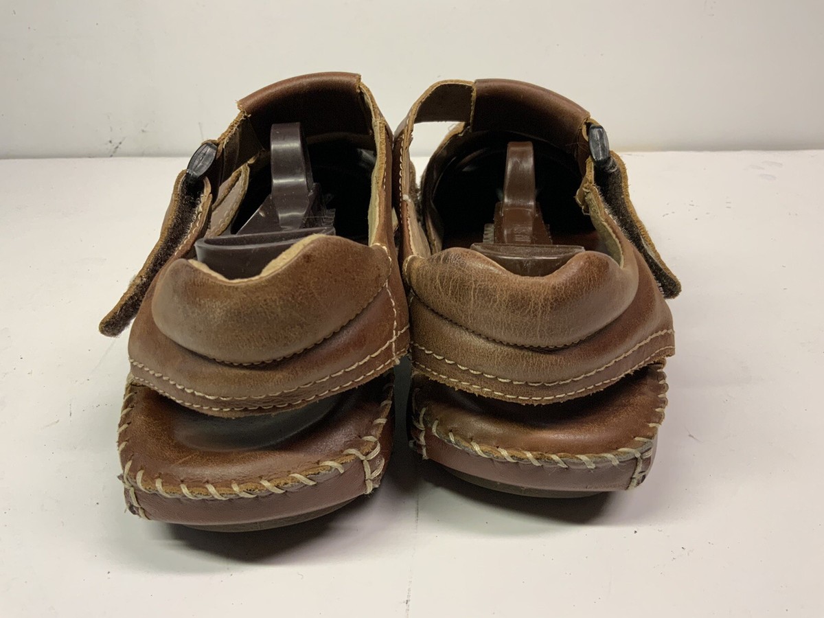 Men\'s FLORSHEIM Fisherman Comfort Sandals Brown Leather US Size 9 s-l1200.jpg main image 2
