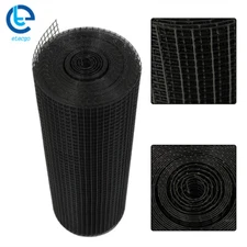 50/100FT 1/2Inx1/2In Hardware Cloth Chicken Wire Fence Vinyl Coated Welded Mesh