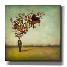 Epic Graffiti 'Thanks for the Melodies' by Duy Huynh, Giclee Canvas Wall Art