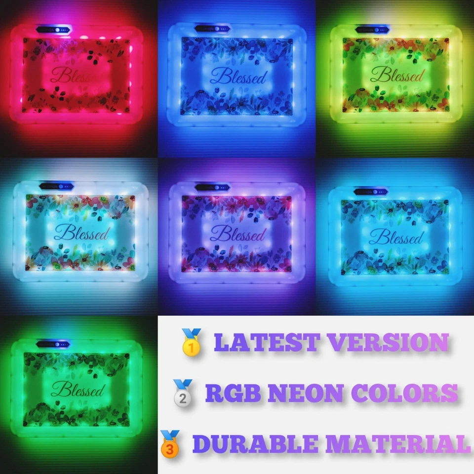 LED Serving Trays for Party Trays for Multi Purpose Use Serving in Night Time - Image 4 of 4