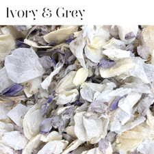 Biodegradable WEDDING CONFETTI IVORY Dried FLUTTER FALL Real Throwing Petals