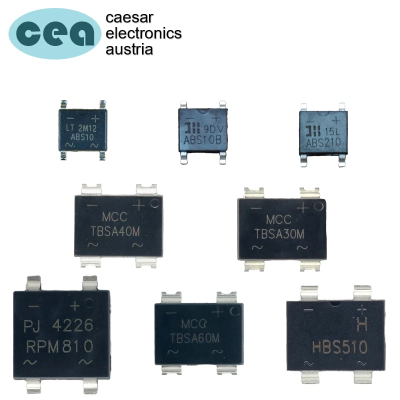 SIEHE BESCHREIBUNG Brücken Gleichrichter SMD 1A 1,5A 2A 3A 4A 5A 6A 8A 1000V [1~100 Stück/piece]
