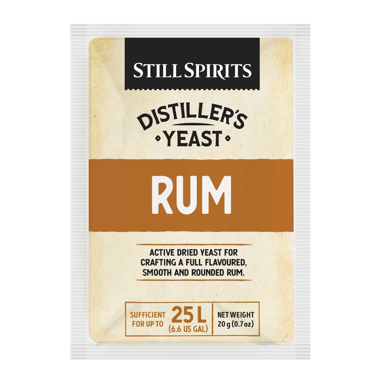 Still Spirits Distillers Rum Yeast 20g Liqueur Home Brew Craft Distilling