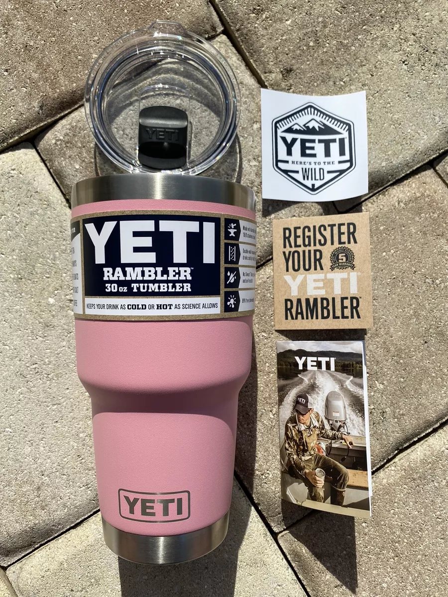 YETI Rambler Tumbler 30oz with Magslider Lid - Bimini Pink - TackleDirect