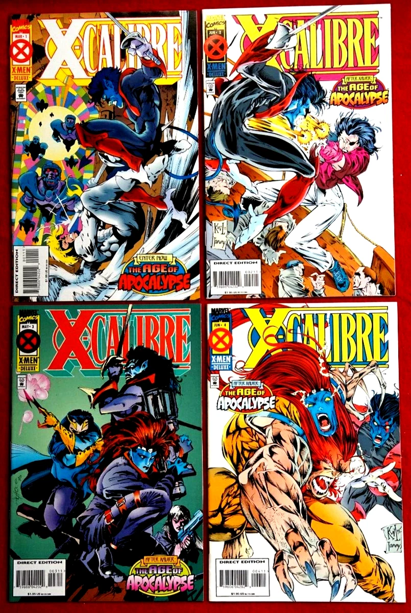 X-Men Age of Apocalypse 1-4 Complete Set