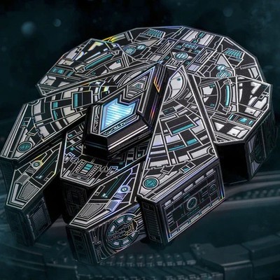 Cosmo Voyager: Spaceship Edition GILDED 1/150 Playing Cards by Card Mafia