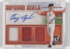 2020 Panini Donruss Material Signatures Domingo Ayala #DA-NSP Auto 5m1