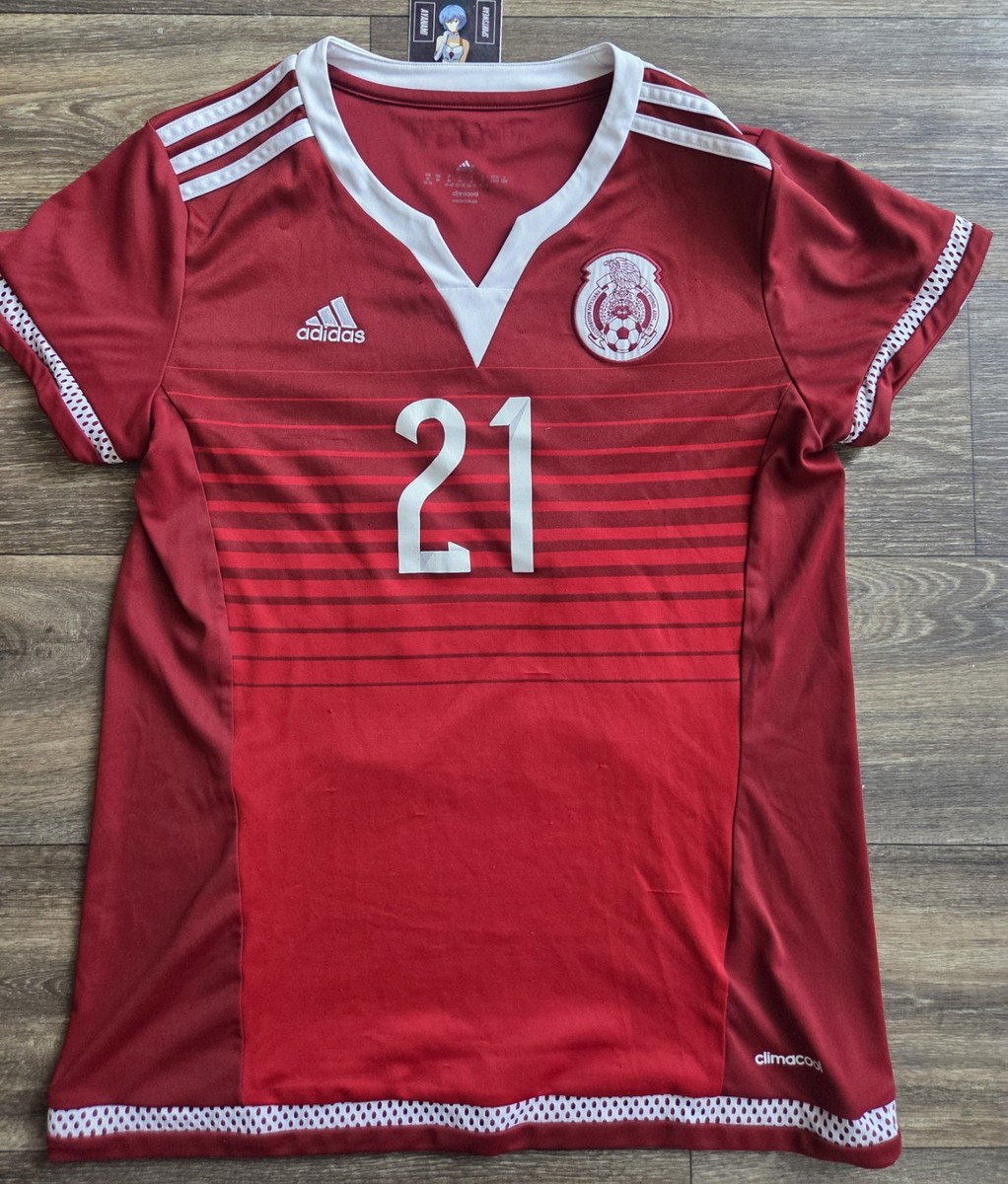 Adidas Mexico World Cup 2015 Canada Futbol Player Issue Jersey