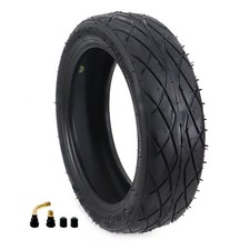 10x2.50-6.5 Tubeless Scooter Tire with Tire Air Valve For 10 inch Foldable Sm...