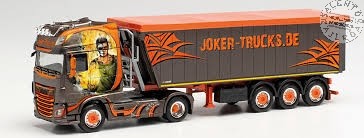Herpa 313827 LKW DSF XF SSC mit Kippkoffer ''Joker-Trucks.de'' - 1:87