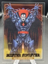 2024 SkyBox Marvel Masterpieces 92 Platinum Mister Sinister #58 Clear Cut