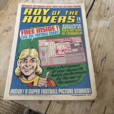 Roy Of The Rovers No1 Comic, No Football Chart