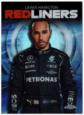 2021 Topps Chrome Formula 1 F1 Redliners Refractor LEWIS HAMILTON #RL-1 Mercedes