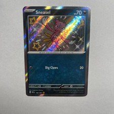 Pokemon TCG Sneasel Baby Shiny Rare SV: Paldean Fates 182/091 NM/PF